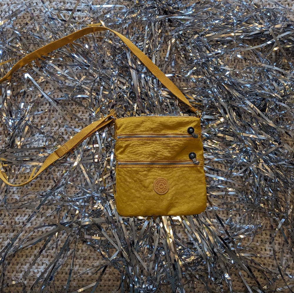 NWOT Kipling Keiko Crossbody Mini Bag, Yellow